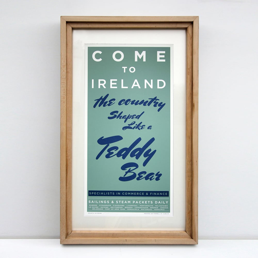 Image of COME TO IRELAND - THE COUNTRY SHAPED LIKE A TEDDY BEAR