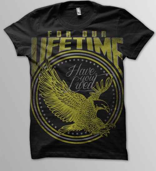 Image of EAGLE TEE (have you lived)