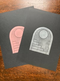 Image 1 of 'Heavenly' Blockprints