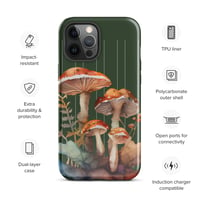 Image 15 of Colorful Mushroom Watercolor Mycology Nature Whimsical Tough Case for iPhone®