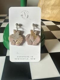 Image 1 of CURVE VASE STUDS | POLYMER CLAY EARRINGS