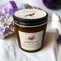 Image 2 of Amethyst Crystal Candle