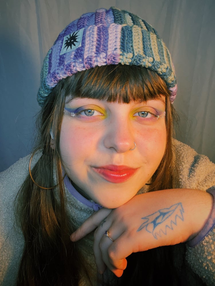 Image of crocheted BEANIE 43