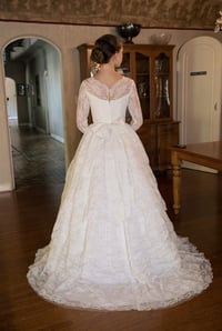 Image 2 of 1950s Tiered Lace 