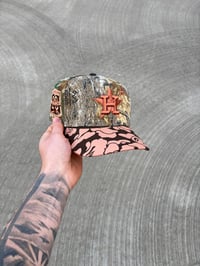 Image 1 of WHAT THE ASTROS DOUBLE CAMO HOUSTON ASTROS CUSTOM FITTED CAP