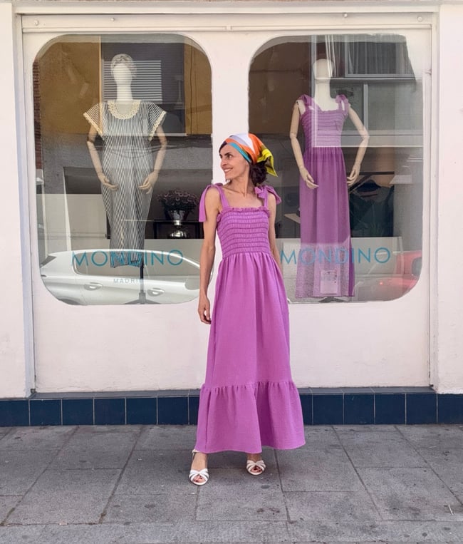 PURPLE LELÉ DRESS
