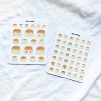 Pudding stickers