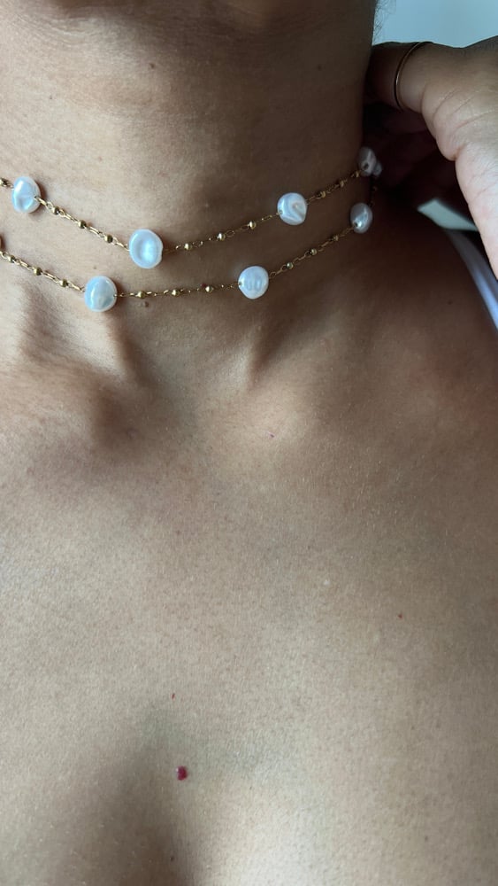 Image of ASHORE • Multiway Pearl Drop Necklace