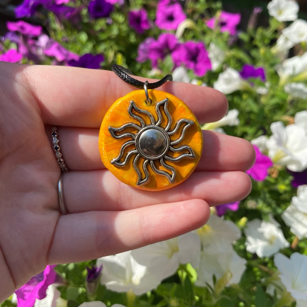 Image of sun necklace 