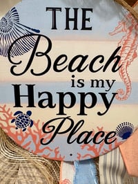 Image 3 of Beach Happy Place Wreath