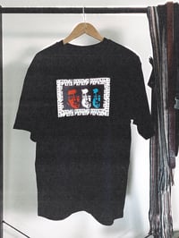 Luigi collage&flocked vinyl