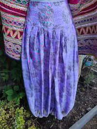 Image 2 of Milan Hareem/ Bloomer/ Balloon  trousers with matching head scarf -lilac upto 14 uk