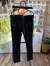 Image 1 of White paint jeans 