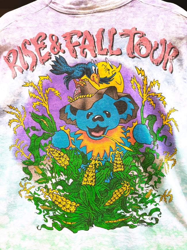 Grateful Dead 1993 ‘Rise and Fall Tour’ T-Shirt - Size XL