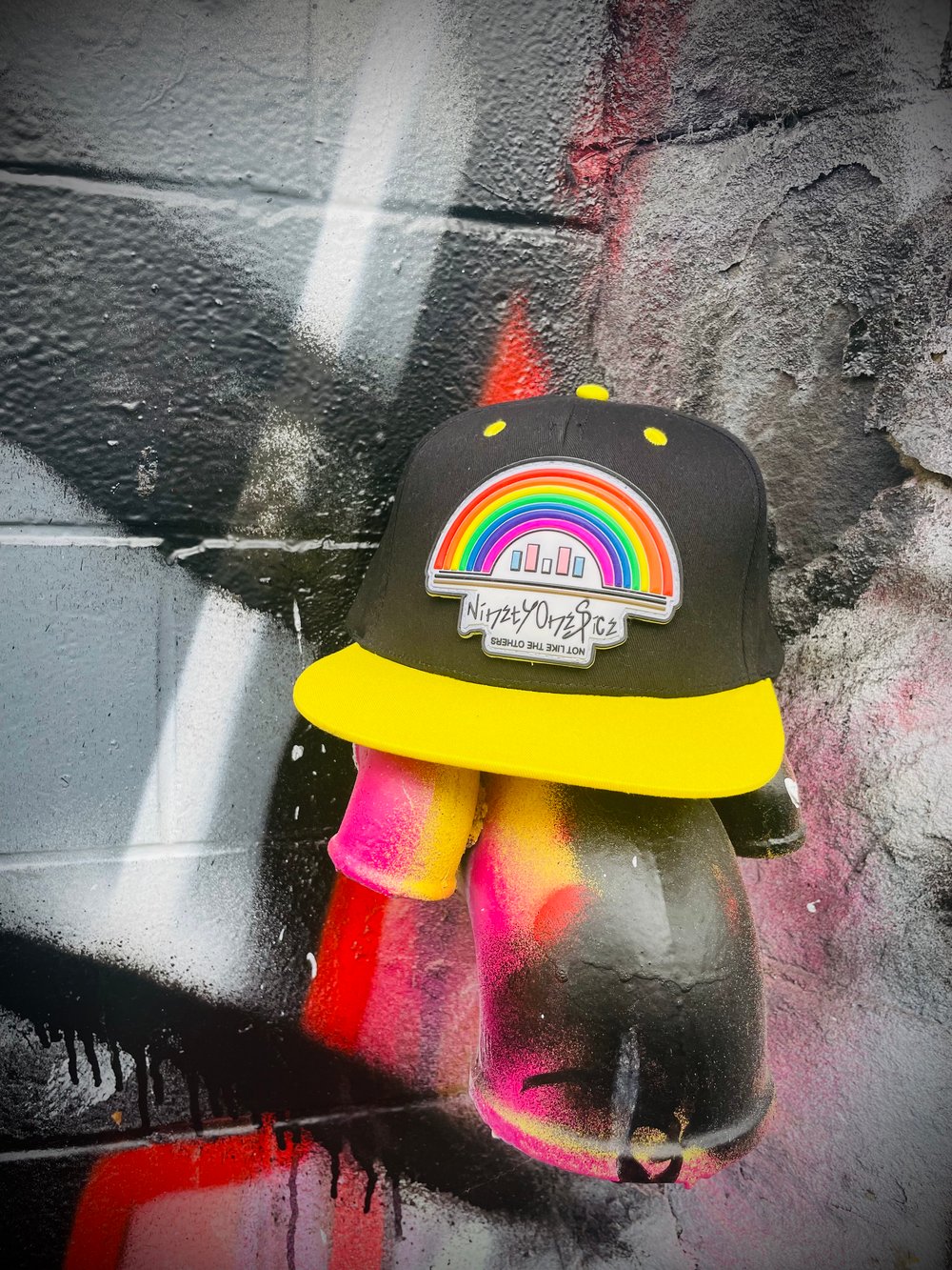 Image of Rainbow Patch Snapback Cap