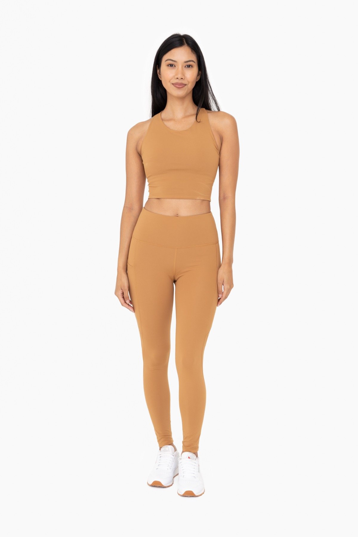 Image of Caramel Cross Back Set