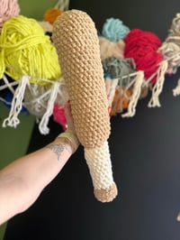Image 3 of Baseball & Bat Crocheted bundle