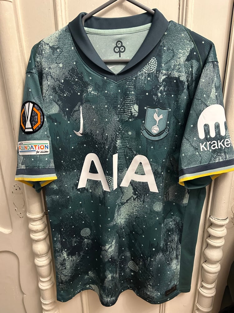 Image of Tottenham Hotspur “VAN DE VEN 37” 2024/25 Third Shirt + UEL patches (L)