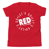 Image 1 of Let's Go Red Youth T-Shirt