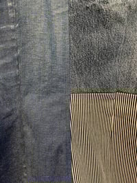 Image 12 of Slim blazerjakke i jeans og striber (m/l)