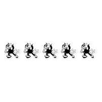 "KITTY" WARLORD STICKER PACK (5) 15″×3.75″