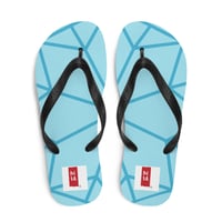 Image 1 of BLIZZARD BLUE GEM FLIP FLOPS