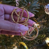 Image 8 of EXCLUSIVE GOLD HOOP EARRINGS