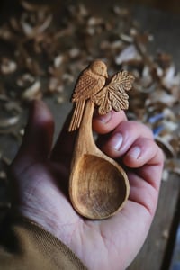 Image 2 of Long Tailed Tit Coffee Scoop ~