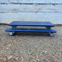 Image 4 of School Yard picnic Table ‘Navy,Grey’