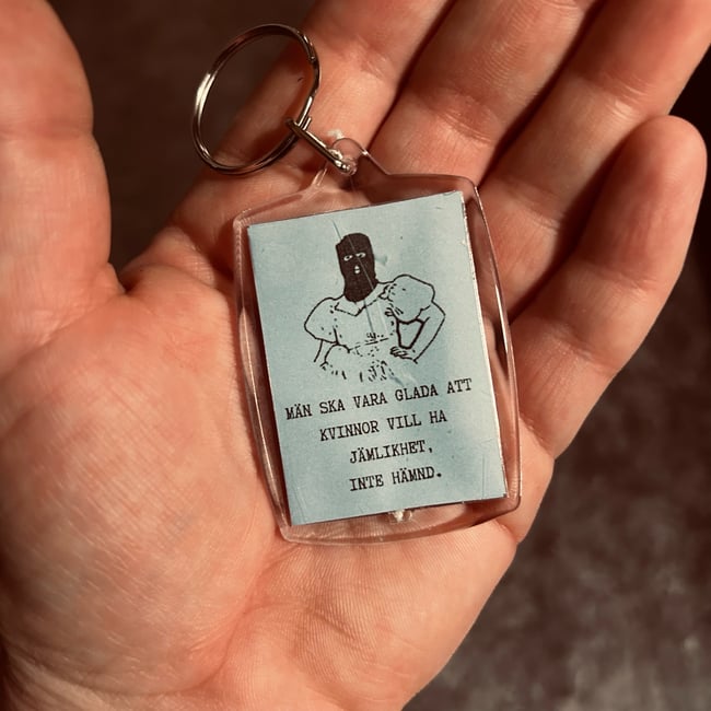 Nyckelring - Jämlikhet (blå)