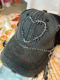 Image 1 of Bichota Distressed Black Cap 