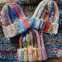 Image 2 of Scrap Yarn Crochet beanies 