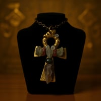 Image 2 of Stones on Ankh Pendant 