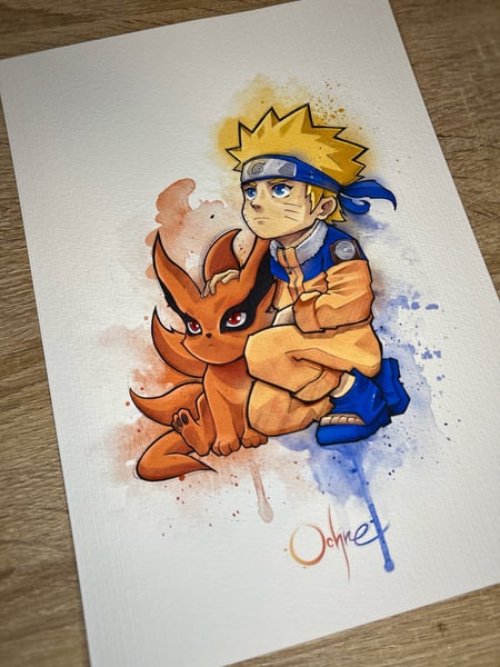 Image of Naruto watercolor 