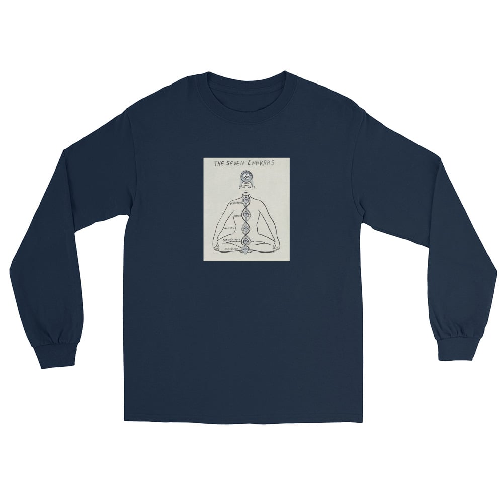 Image of THE SEVEN CHAKRAS LONG SLEEVE SHIRT 