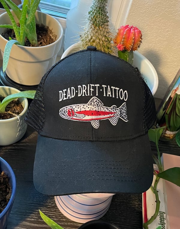 Image of Dead Drift Trout Mesh-Back hat