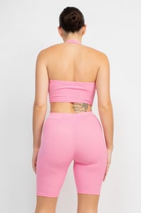 Image 3 of Halter top - Pink