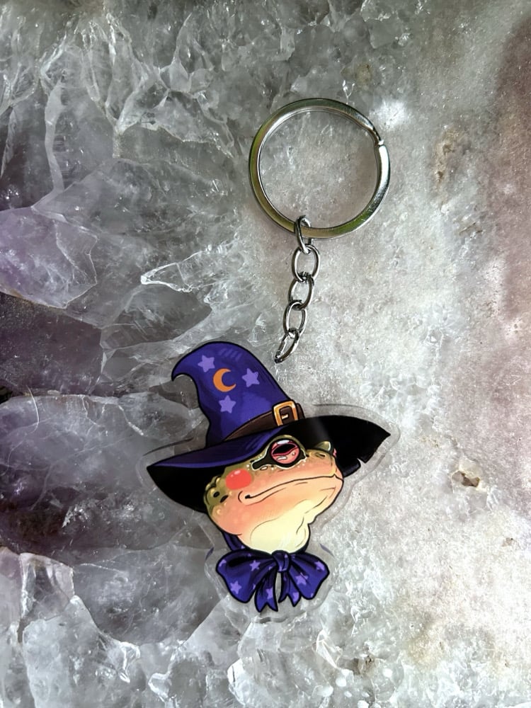 Image of Wizard Frog Keychain
