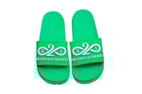 Image 1 of Green 3D slippers
