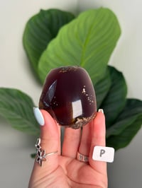 Image 16 of CHOOSE YOUR OWN HALF POLISHED BLUE SUMATRAN AMBER -INDONESIA- **UV REACTIVE**