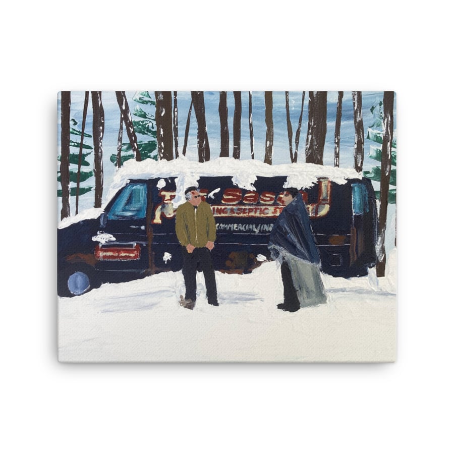 Image of The van pine barrens (canvas print 16” x 20”)