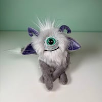 Image 1 of Happy Weighted Cyclops Monster - Light Gray