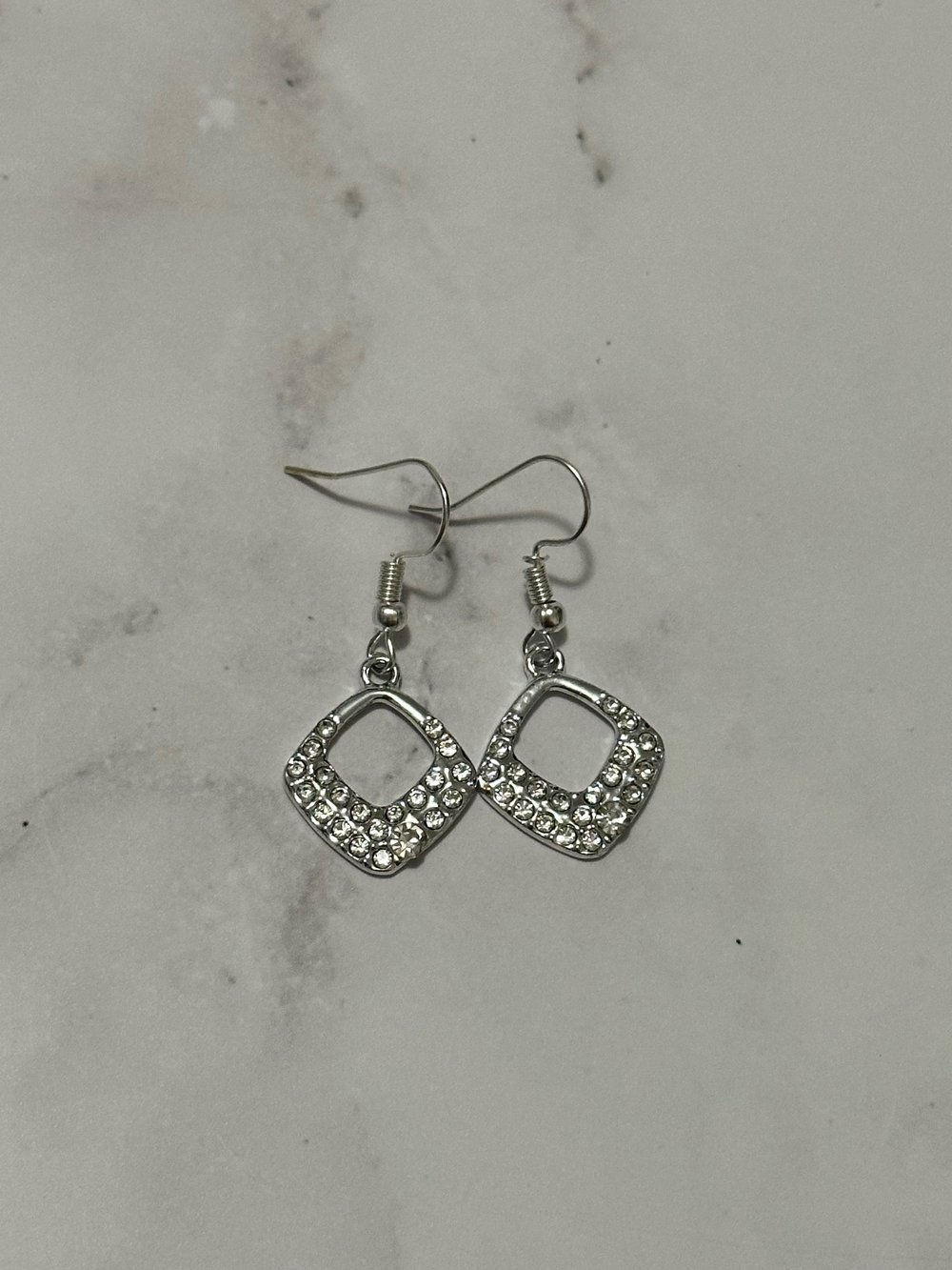 Image of Silver Charm Earrings 