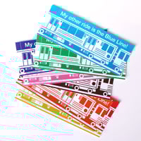 Image 7 of Chicago “L” Bumper Stickers