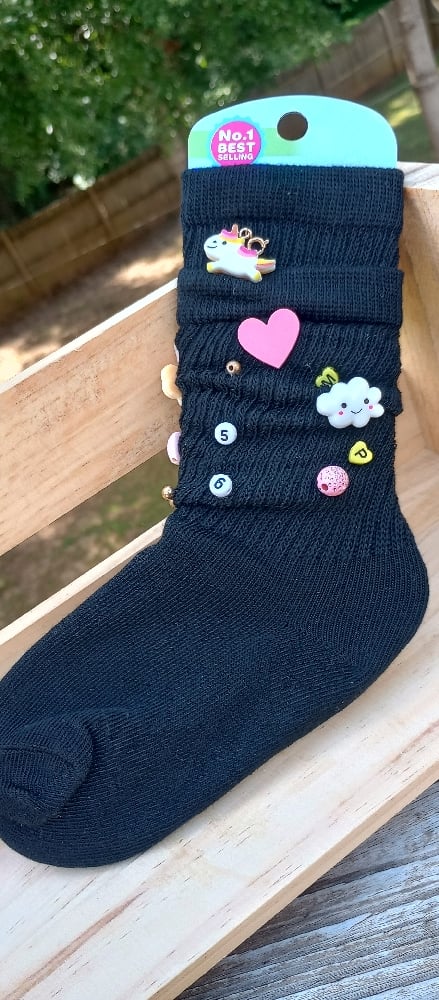 Image of Girls slouchy junk socks