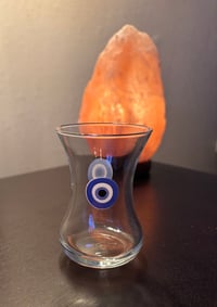 Image 1 of Evil Eye Tea Glass Cup