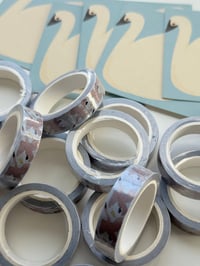 Image 2 of washi tape swan 1cmx5m