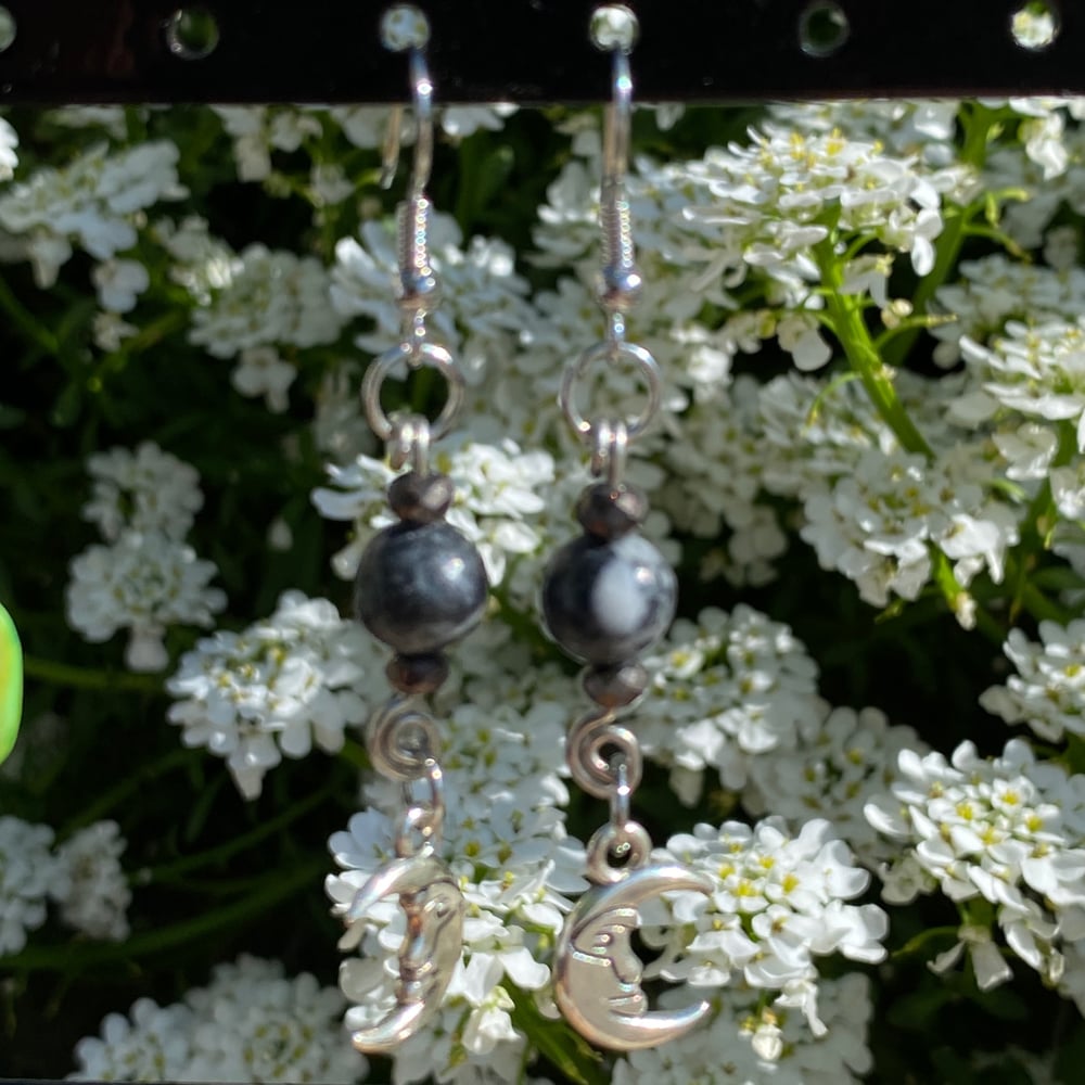 Image of cold moon earrings