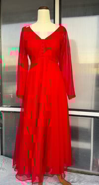 Red Anarkali 