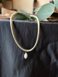 Image 2 of Pearl and Silk Necklace